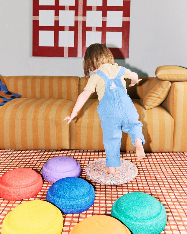 Stapelstein® Rainbow Set – 7-teiliges Set mit Balance Board für Spiel & Bewegung - Image 6