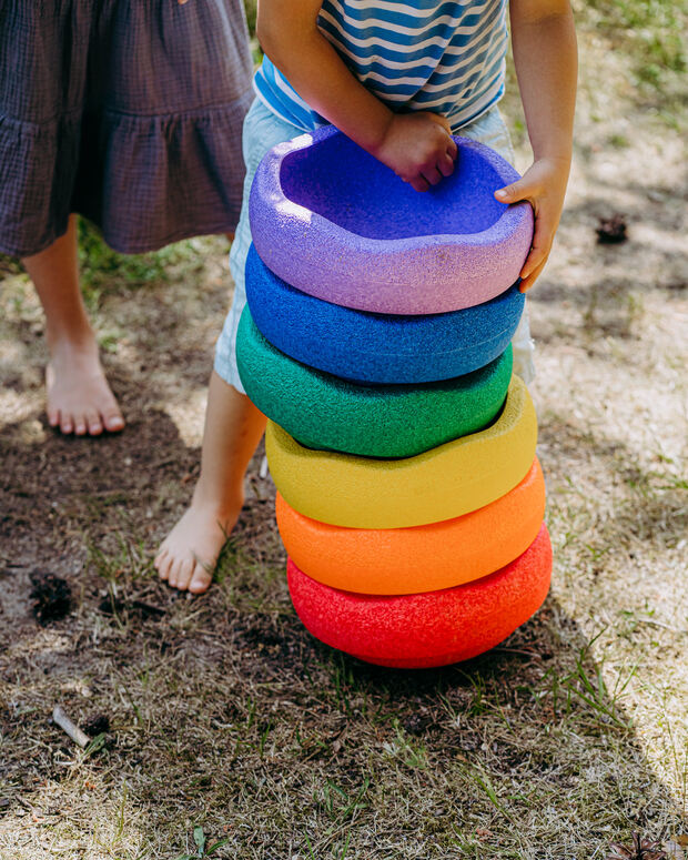 Stapelstein® Original Rainbow – 6-teiliges Set für kreatives Spiel & Bewegung - Image 5